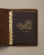 Journal leather binder