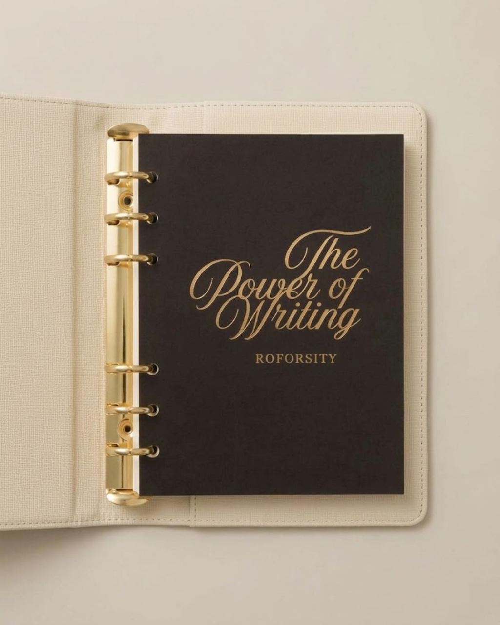 Journal leather binder