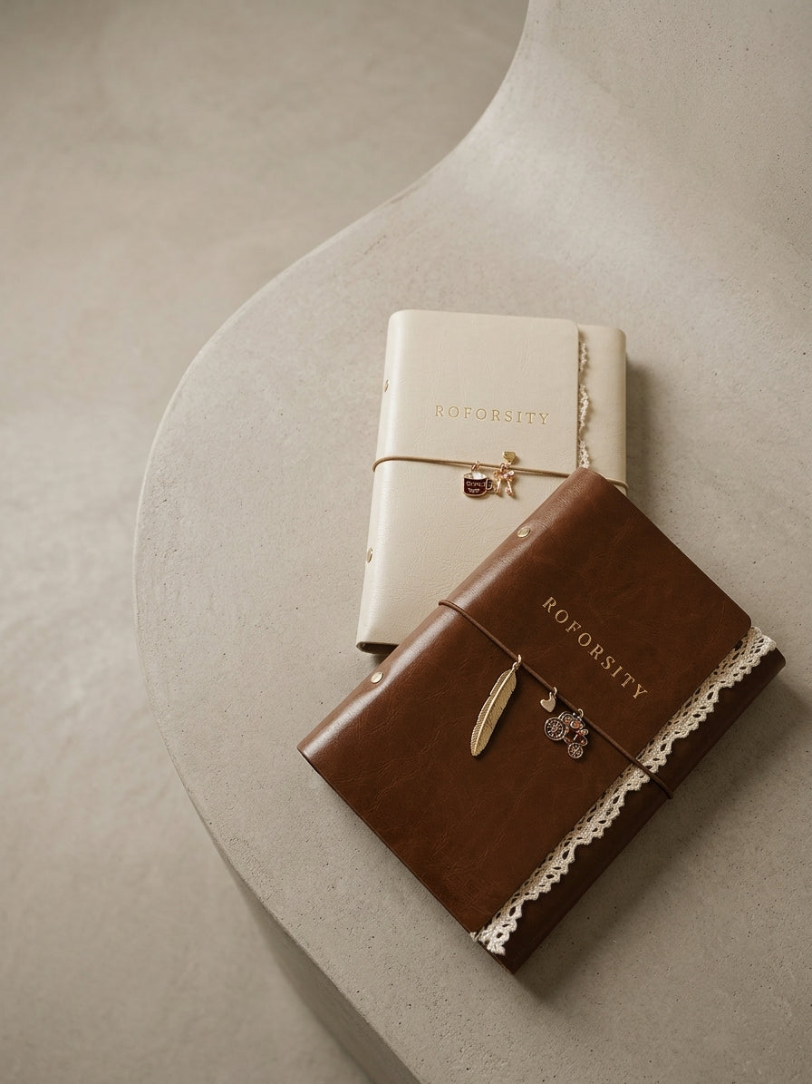 Journal leather binder